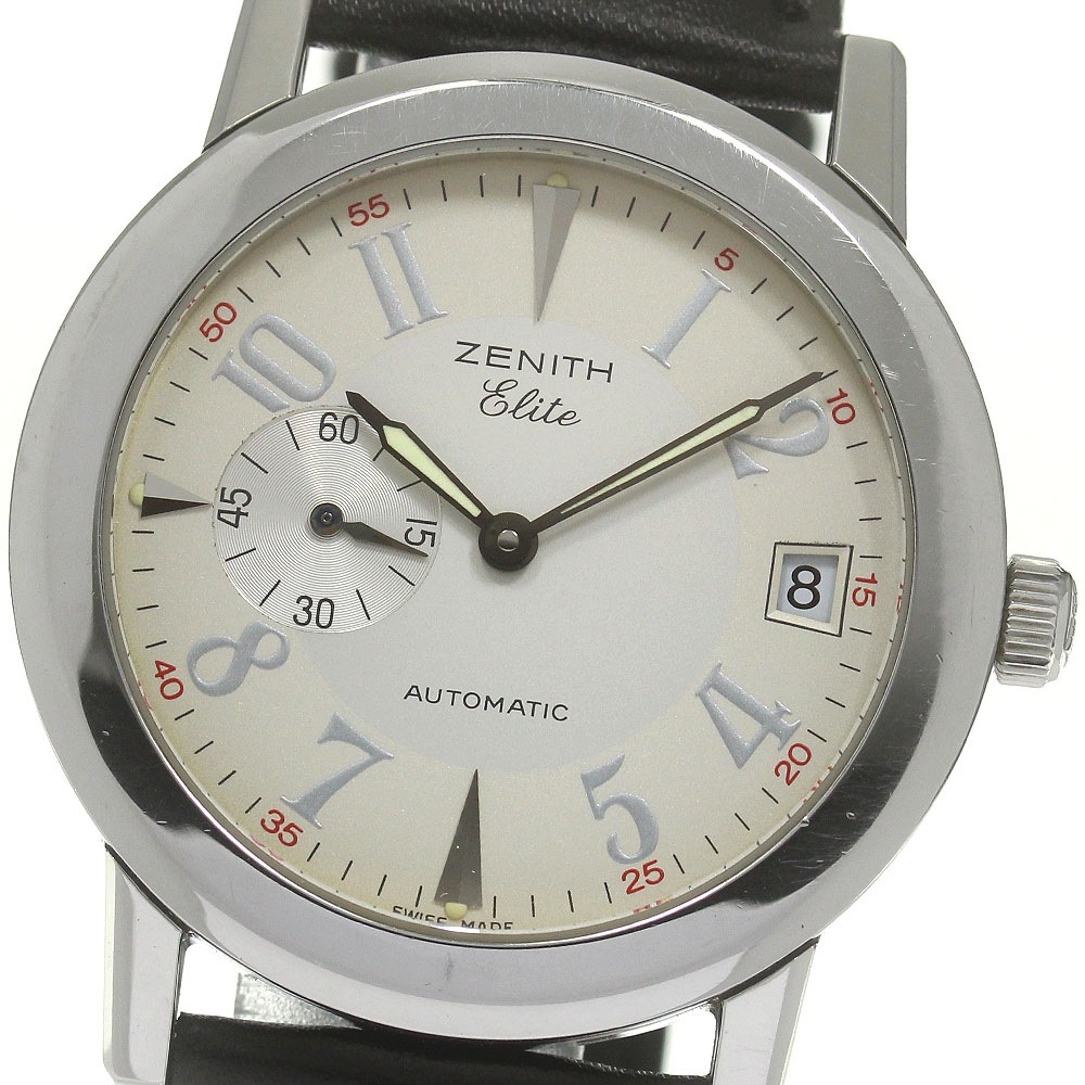 ゼニス ZENITH 01/02.0450.680 ポートロワイヤル エリート スモールセコンド 自動巻き メンズ 保証書付き_840876【中古】