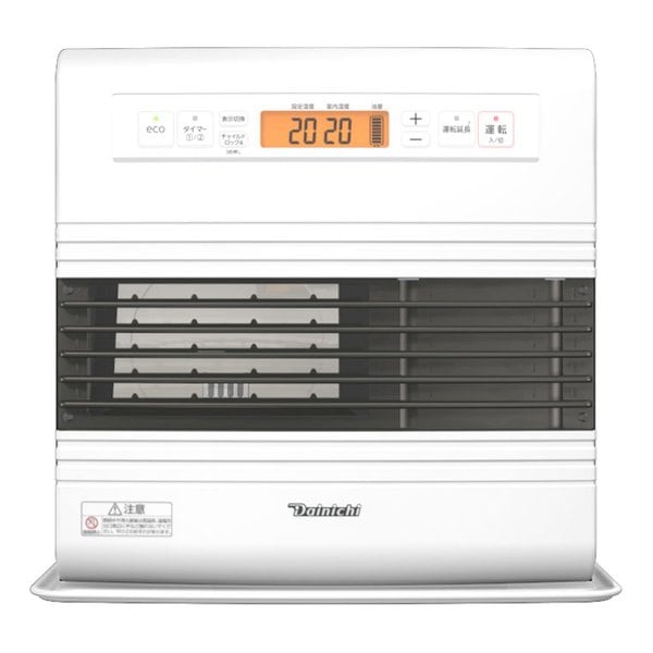 石油ファンヒーター 木造15畳/コンクリート20畳/暖房出力5.7kw/9.0L/スノーホワイト