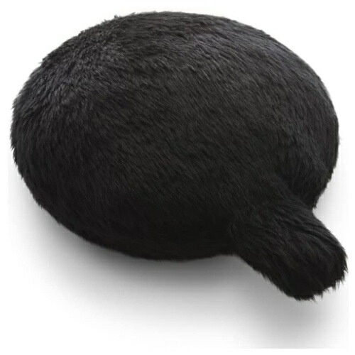 ユカイ工学 Petit Qoobo プチクーボ Noir（ノワール黒 ）心を癒す しっぽクッション セラピーロボット クリスマスプレゼント YE-PQ001N