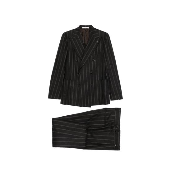 TAGLIATORE Men Suits Set C90065 A PL20KBR EM896 BLACK GREY