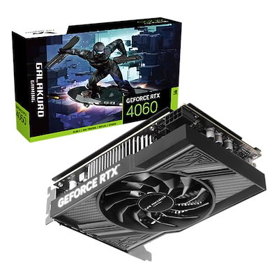 他サイト： 玄人志向 NVIDIA RTX4060 搭載 グラフィックボード GDDR6 12GB【国内正規代理店品】 GK-RTX4060-E8GB/WHITE/DF2の商品画像