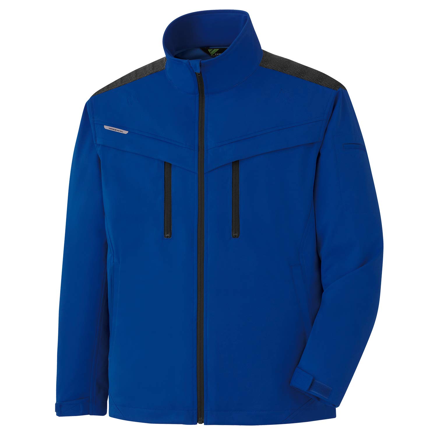 [ミドリ安全] ベルデクセル 防寒服 長袖 ジャンパー 男女兼用 帯電防止 立体裁断 ストレッチ VE2003 上 ロイヤルブルー S