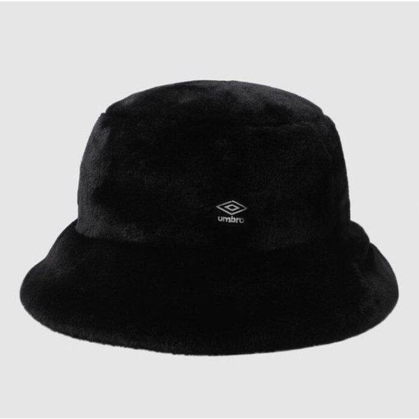 ソフトファーバケットハット BB UP422CHTO2 BLK0 NPK0 OBE0