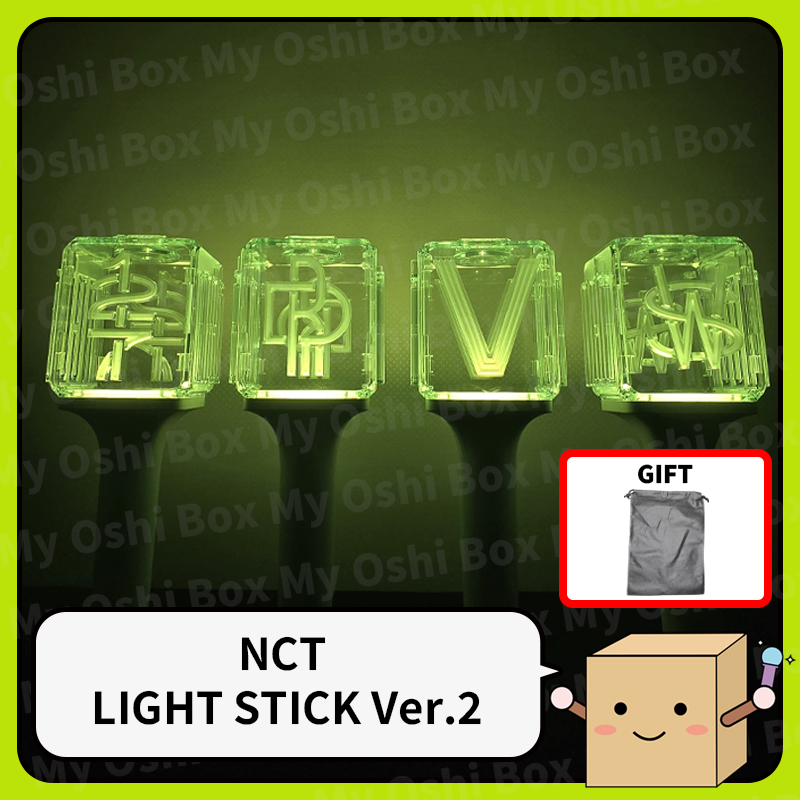 【公式/ 当日発送/ GIFT】 NCT Official Light Stick ペンライト Ver.2 (NCT 127/ NCT DREAM/ WayV/ NCT WISH)