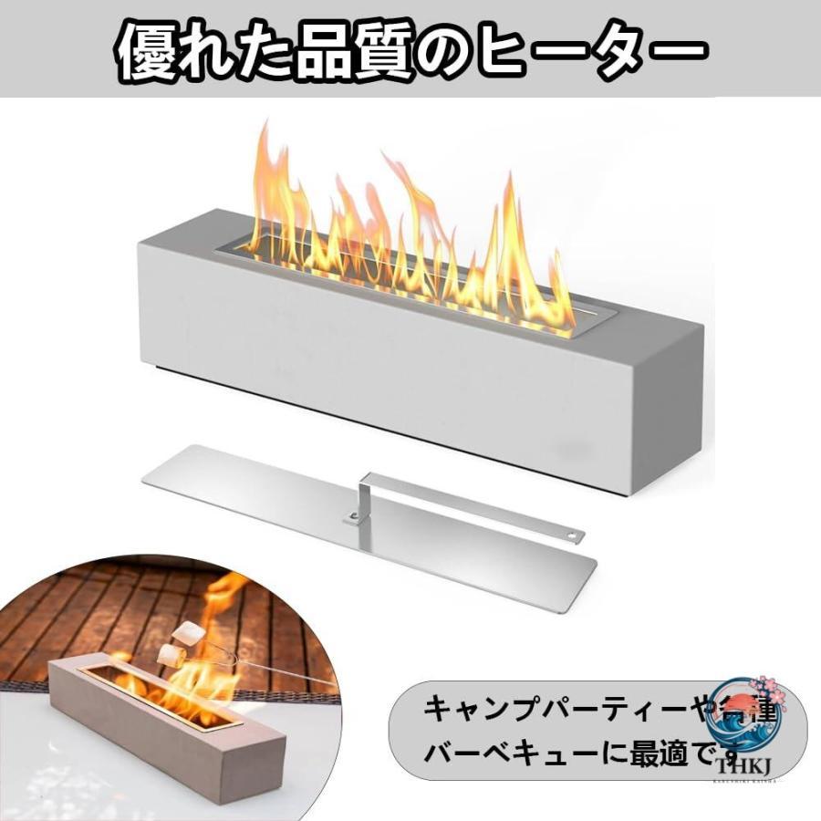 エタノール暖炉 バイオエタ キャンプ 屋内 デスクトップバーベキュー小型ストーブ ポータブル卓上暖炉 燃焼 室内 ギフト 誕生日 お祝い 長方形 バルコニー ダイ