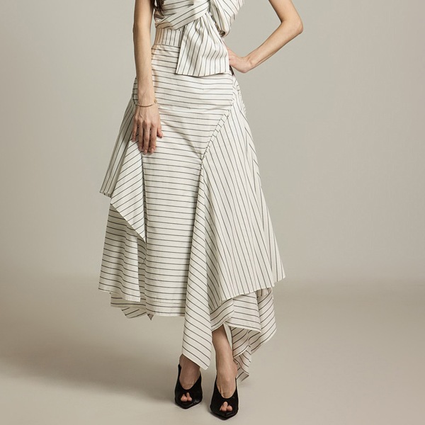 SK9240 ストライプ スカート