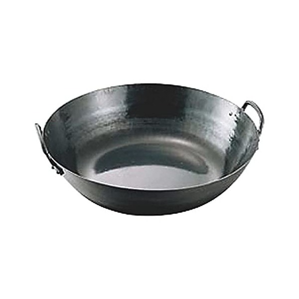カンダ 鉄打出揚鍋 42cm
