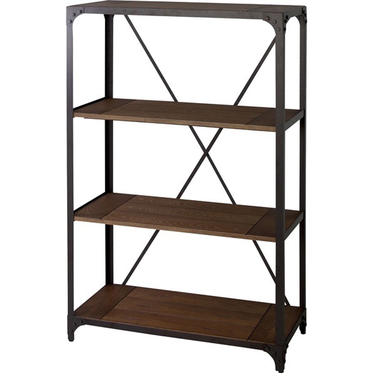 ラック 3段 DIS-936BK ブラック 黒 棚 スチール おしゃれ 収納棚 収納 シェルフ シンプル 男前 ハンマートーン ショップ 店舗 事務所 レトロ ヴィンテージ什器