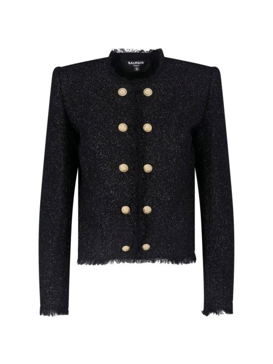 BALMAIN Women Jackets HF1SM620WD65 0PA Black