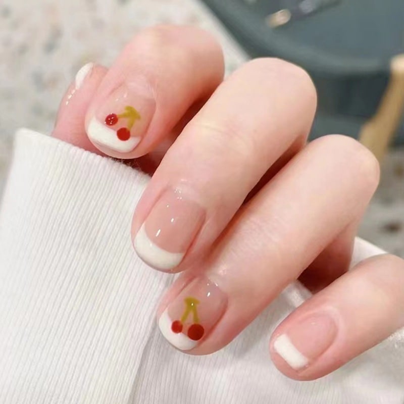 ネイル 可愛い ネイル 】ネイルシール ネイルシール 貼るだけ ジェルネイルシール フルーツ 3D 【メガ割 さくらんぼ ジェルネイル