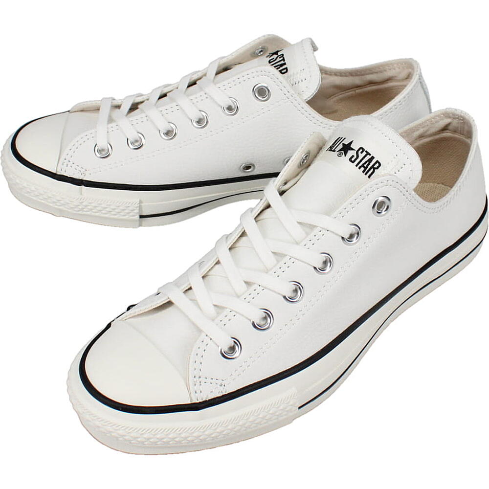 正規品 レザー オールスター ジャパン オックス LE ALL STAR J OX ホワイト