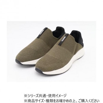 アスティコ かかとを踏んでも大丈夫な　らくらく2WAYシューズ　タウニークラブ　カーキ （S）