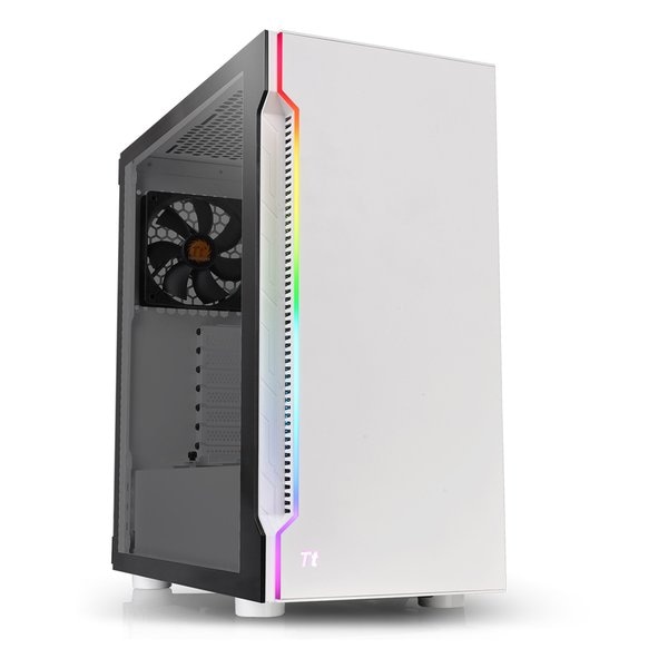 ミドルタワー型PCケース 強化ガラス フロントLEDバー搭載 H200 TG RGB Snow Edition CA-1M3-00M6WN-00 8,044円