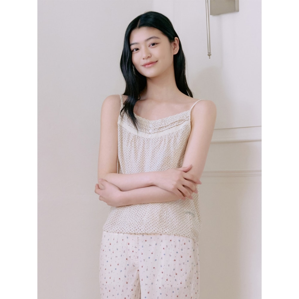 サーズデイアイランドネックラインノースリーブブラウス T264MBL288W