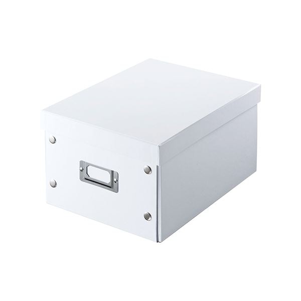 (5個セット) サンワサプライ 組み立て式DVD BOX(ホワイト) FCD-MT4WNX5