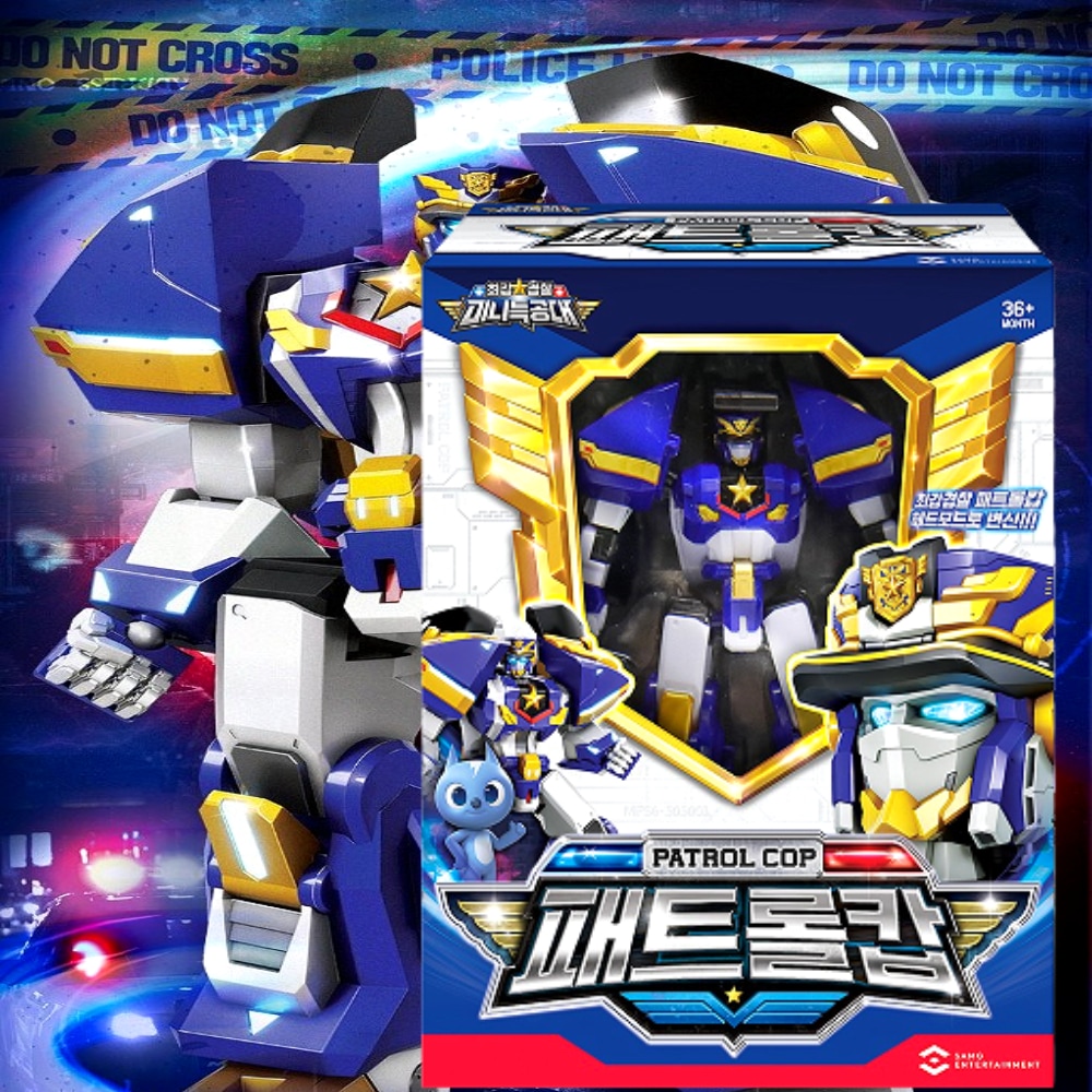 [NEW]ミニ特攻隊パトロールカープ/ロボット/変身ロボット/アクションフィギュア/誕生日プレゼント/男性/アニメーション/韓国