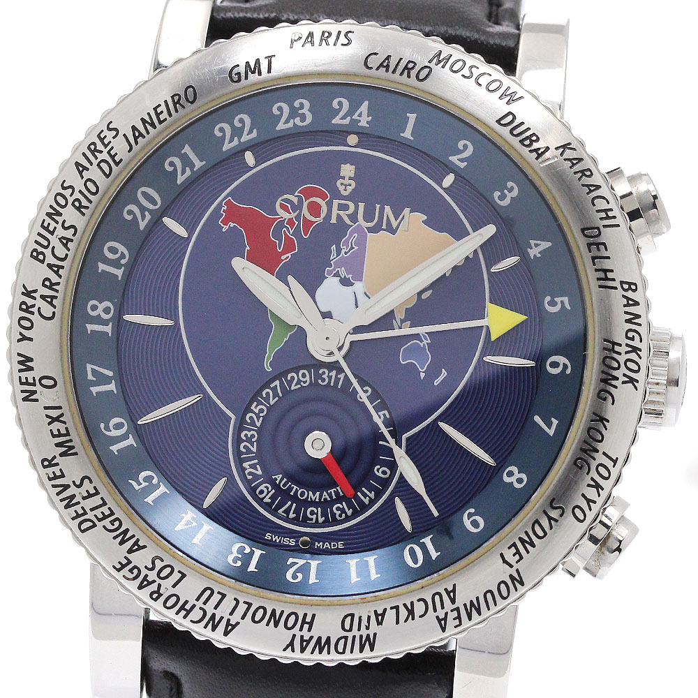コルム CORUM 983.201.20 クラシカル デイト 自動巻き メンズ _869542【中古】