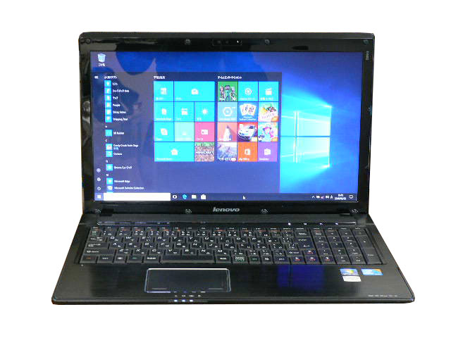 レノボ ノートパソコン 中古パソコン Lenovo G560 0679 ブラック テンキー ノート 本体 Windows10 Core i3 DVD 4GB/320GB 送料無料 中古
