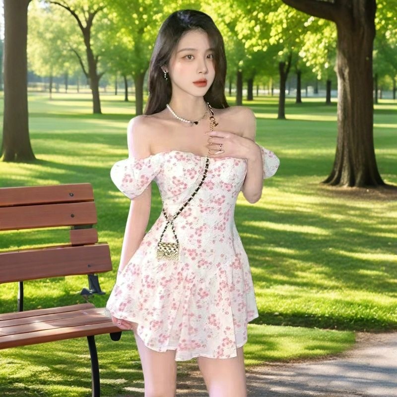 【1つ買うと10つ無料】女性のための水着2025夏の夏の一枚のドレススタイル保守派のセクシーなスリム腹を覆う小さな胸を覆う温泉水着