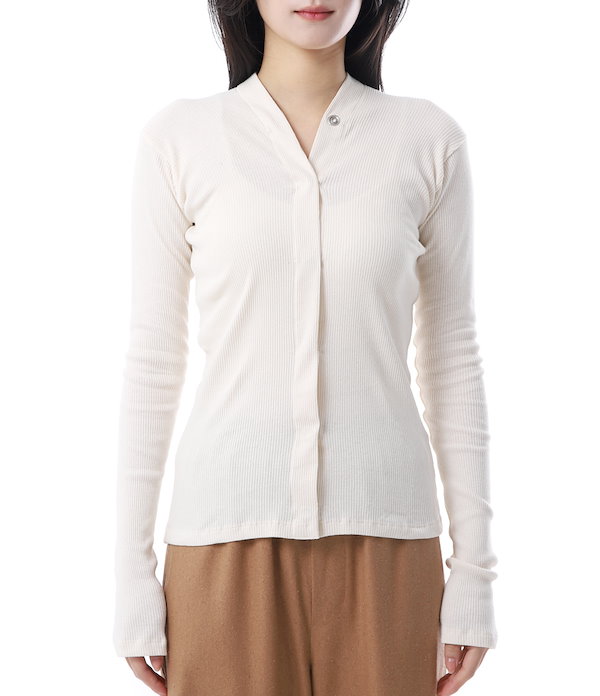 Baserange Tav カーディガン スナップ Undyed (TOTVCS-RC-SU25)