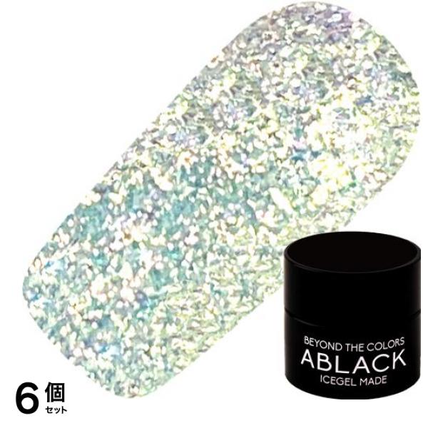 ICEGEL(アイスジェル) A BLACK クラシックネオンファンタジージェル 1243 オーロラモヒート 3g 6個セット
