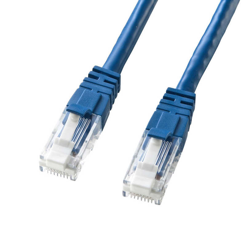 サンワサプライ　LANケーブル つめ折れ防止　KB-T6TS-40BLN