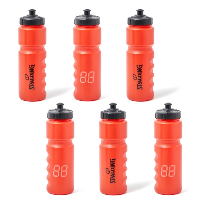 スクイズボトル ナンバー レッド 15-008RD 800ml ×6個 15-008RD-6SET