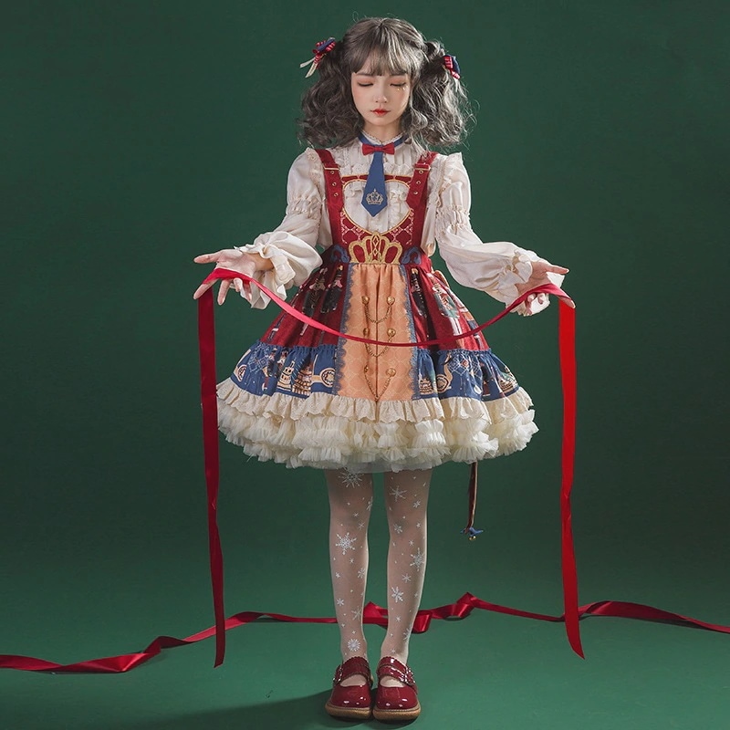 三点セット最高品質二次元メイド服コスプレマルチスタイルセットロリータメイドかわいい新作/公主メイド服洋装 /古風改良/コスプレ/ロリータお茶会/ゴスロリ/洋風/貴族風