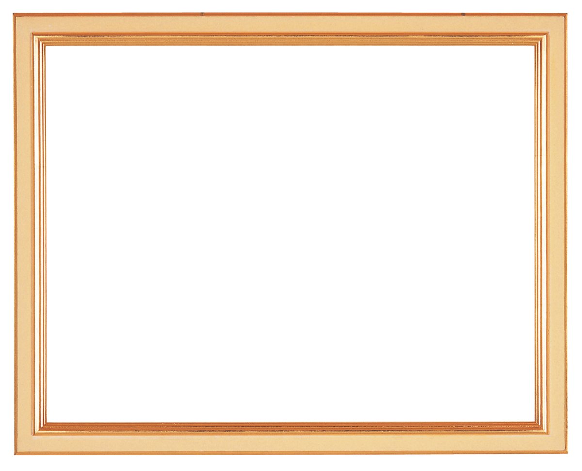 ラーソン・ジュール・ニッポン 額縁 D301 オフホワイト 水彩F8 アクリル D301225