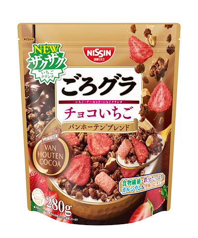 他サイト： 日清シスコ ごろグラ チョコ いちご バンホーテン ブレンド 280gの商品画像