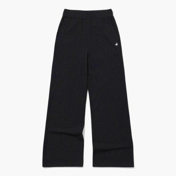 パンツ NQJ QQ122OFP22-BLK ウーマンズ スプリング コテ ストレート パンツ / BLACK