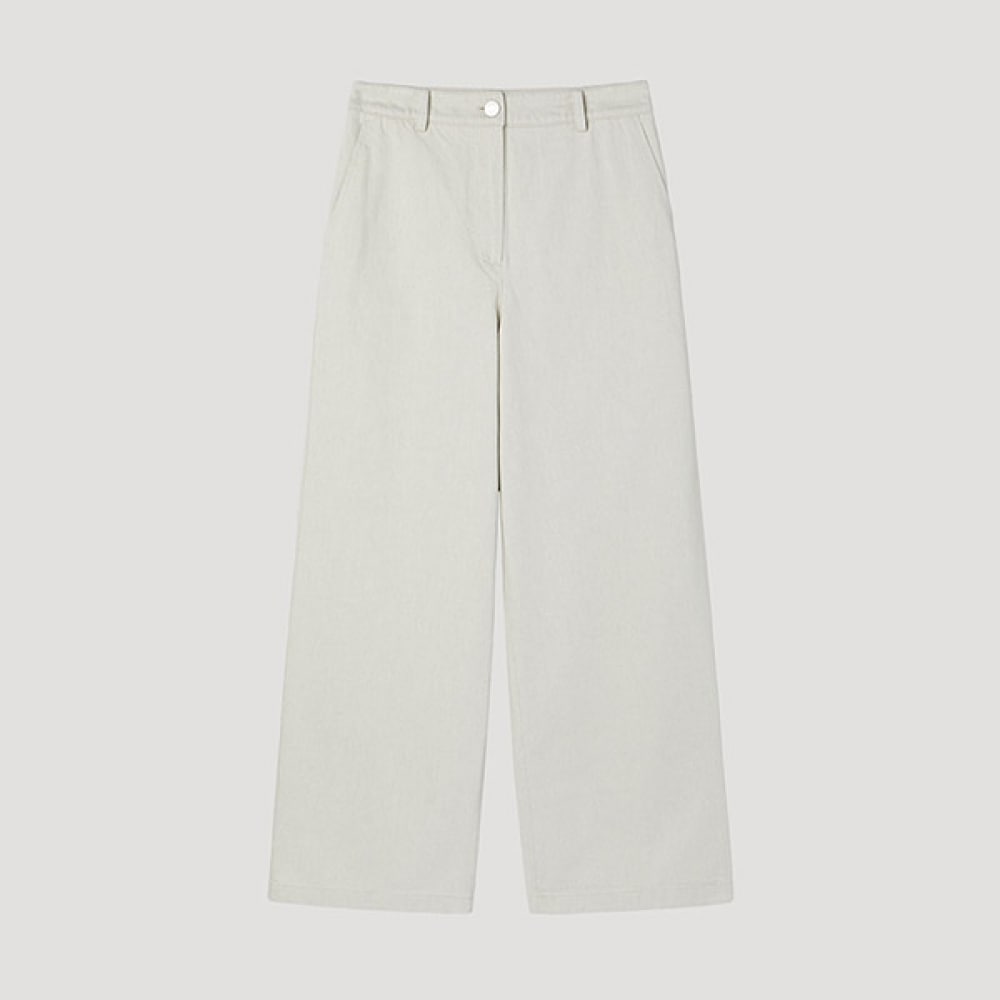 [Shes Miss] バックフラップポケットワイドコットンパンツ_swwslp11100_EC