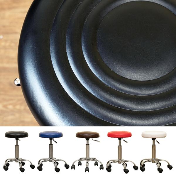 スツール 椅子 キャスター付き カウンターチェア 昇降式 シンプル おしゃれ スタイリッシュ 座面 360度 回転 回る ワークチェア