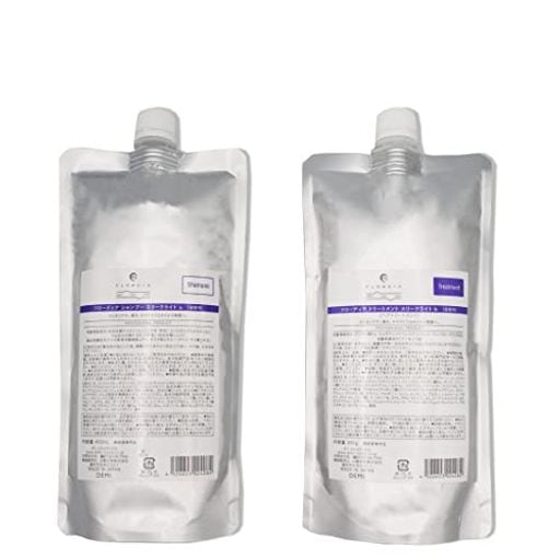 【詰替セット】フローディア シャンプー スリークライト 450ML トリートメント 450G 詰め替え デミ レフィル リニューアル品