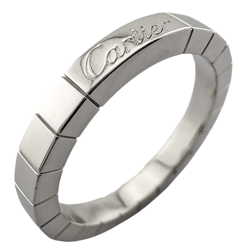 カルティエ ラニエール リング 指輪 17.5号 18金 K18ホワイトゴールド CARTIER 中古 美品