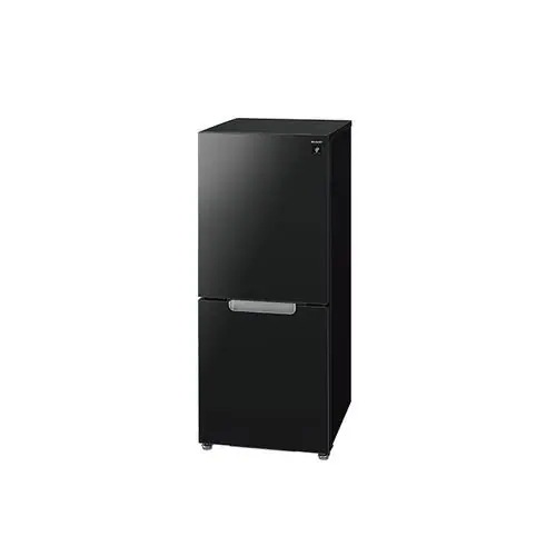 シャープ SJ-GD15R-B ２ドアドア冷蔵庫 (152L・左右付替タイプ) ピュアブラック