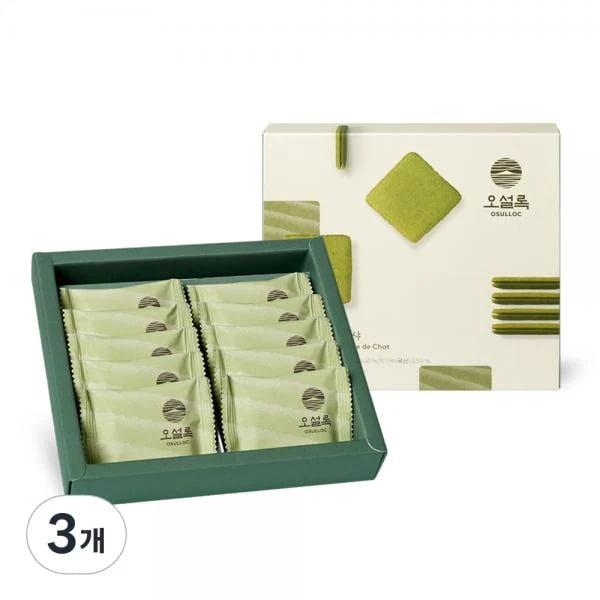 オーソルロック グリーンティー ランドシャ クッキー 10p 오설록 그린티 랑드샤 쿠키 10p