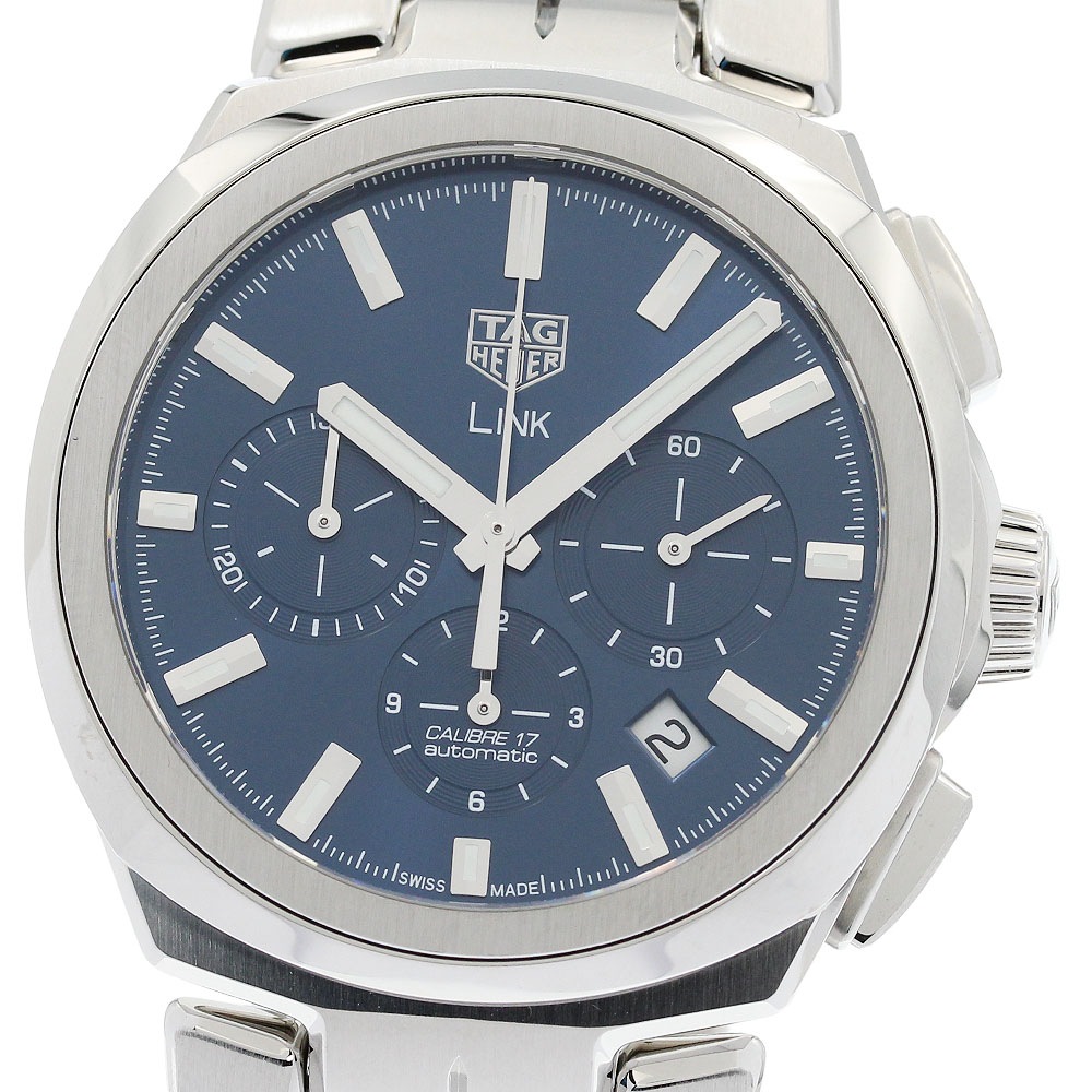 タグホイヤー TAG HEUER CBC2112 リンク キャリバー17 クロノグラフ 自動巻き メンズ 箱・保証書付き_951947【中古】