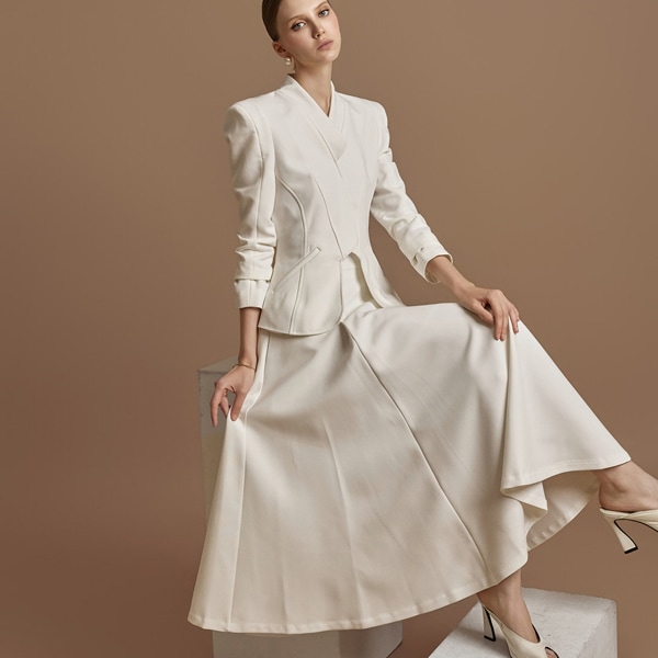 TP9178ジャケットスカートセットアップ 27,534円