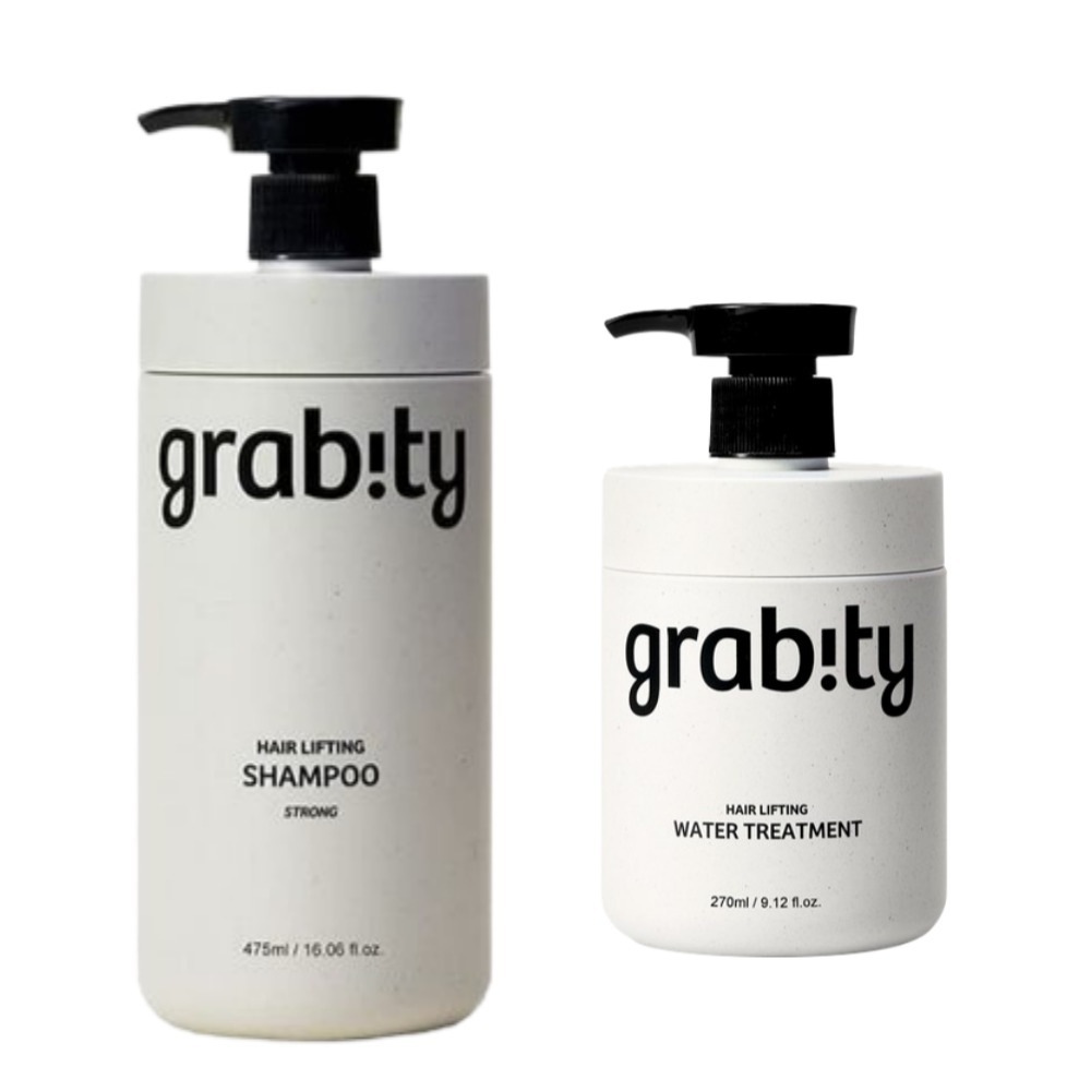 【KAIST特許技術】毛シャンプーストロング475ml脱毛緩和ボリュームシャンプー + グラビティ ヘアリフティング ウォータートリートメント 270ml