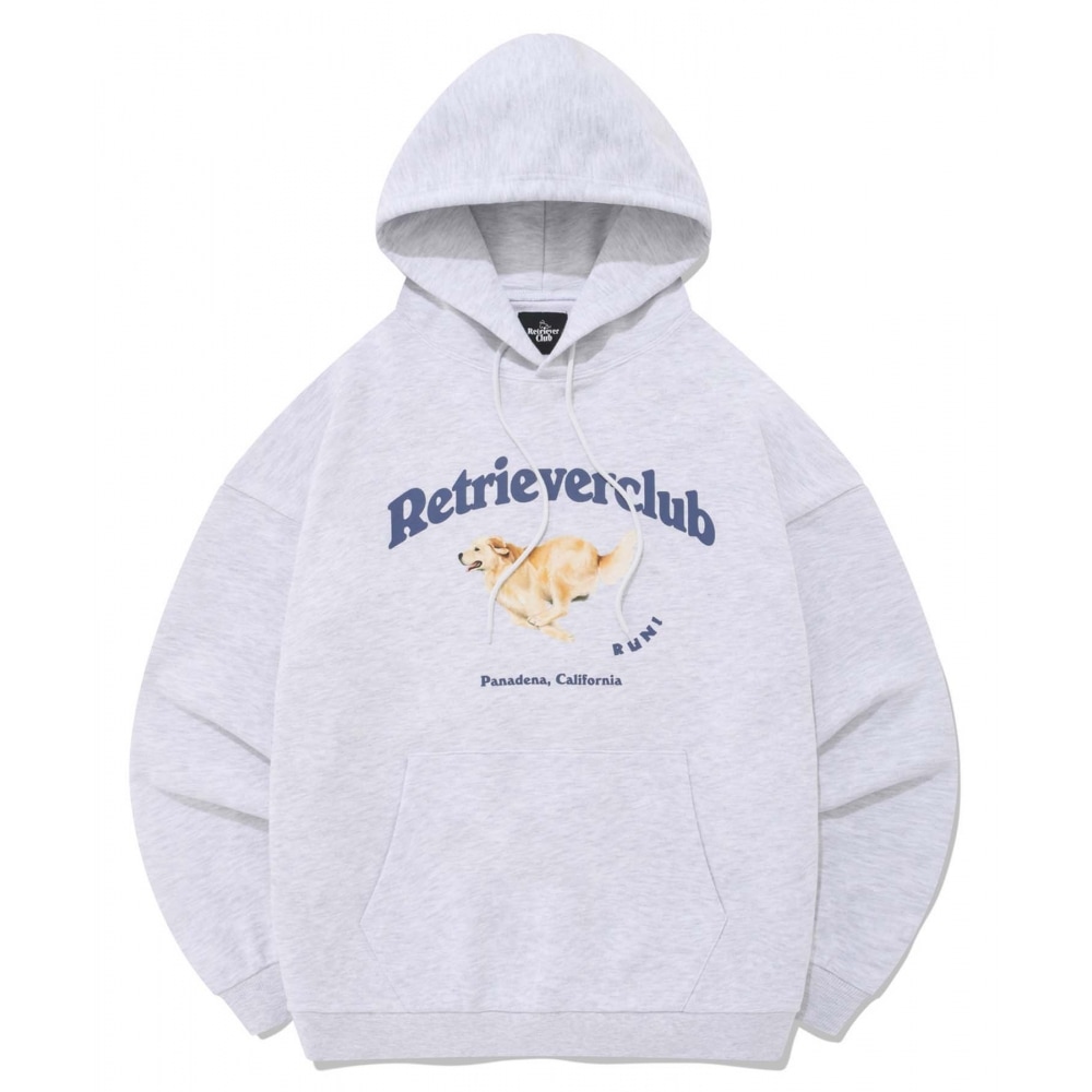 レトリーバークラブランニングレトリーバーパーカー [メランジグレー]