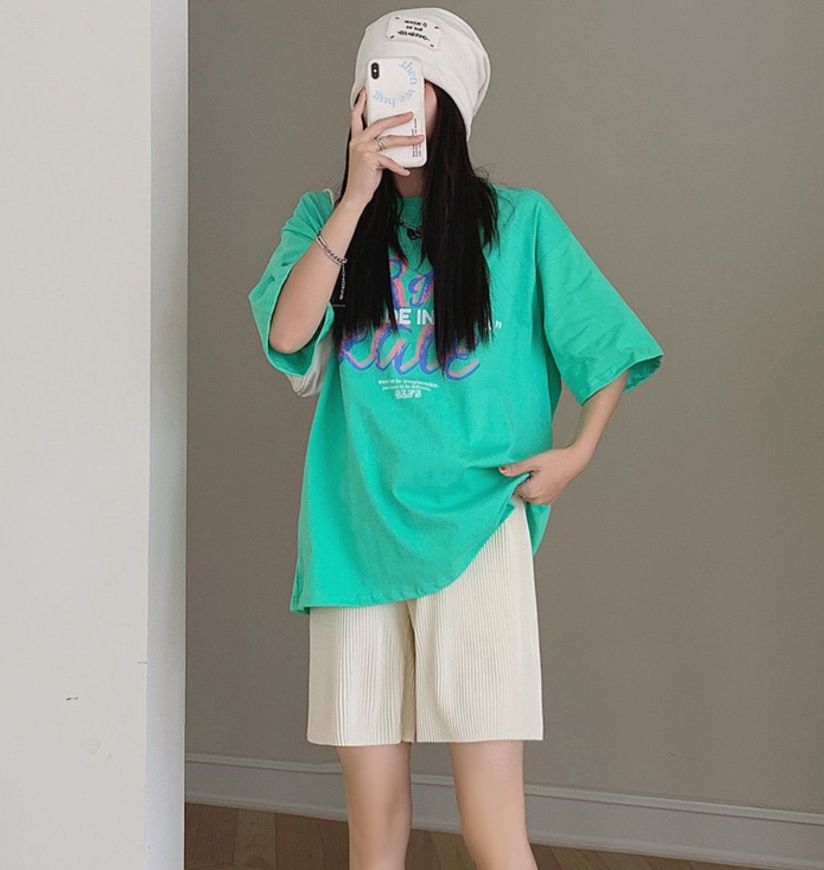 ボトムス デート モテアイテム マタニティ ショートパンツ ウエストゴム コットン 可愛い きれいめ 上品 おしゃれ かっこいい 可愛い ラブリー キュート ガーリー クール モード系