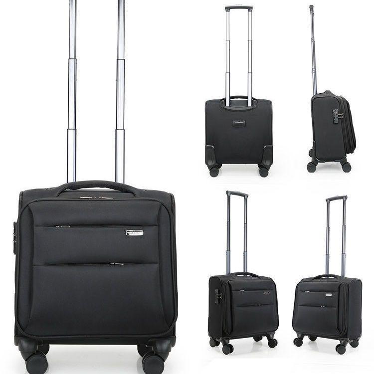 [新品推奨]キャリーバッグ ビジネス ソフトキャリーケース 横型 4輪 キャスター 機内持込 スーツケース 撥水 小型 旅行 ダイヤルロック TSA 軽量