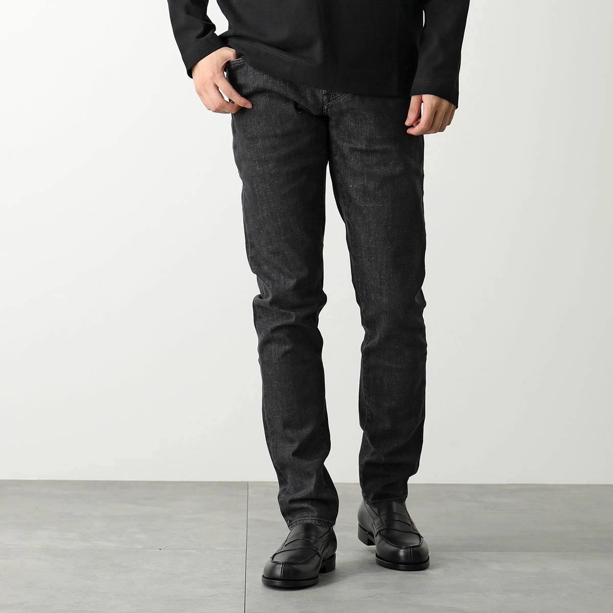 YCHAI イカイ デニム パンツ PANATELA パナテラ YPU001 2DS0017 BJ メンズ ジーンズ スキニー スリム ストレッチ ヴィンテージ ウォッシュ 999/NERO 26,373円