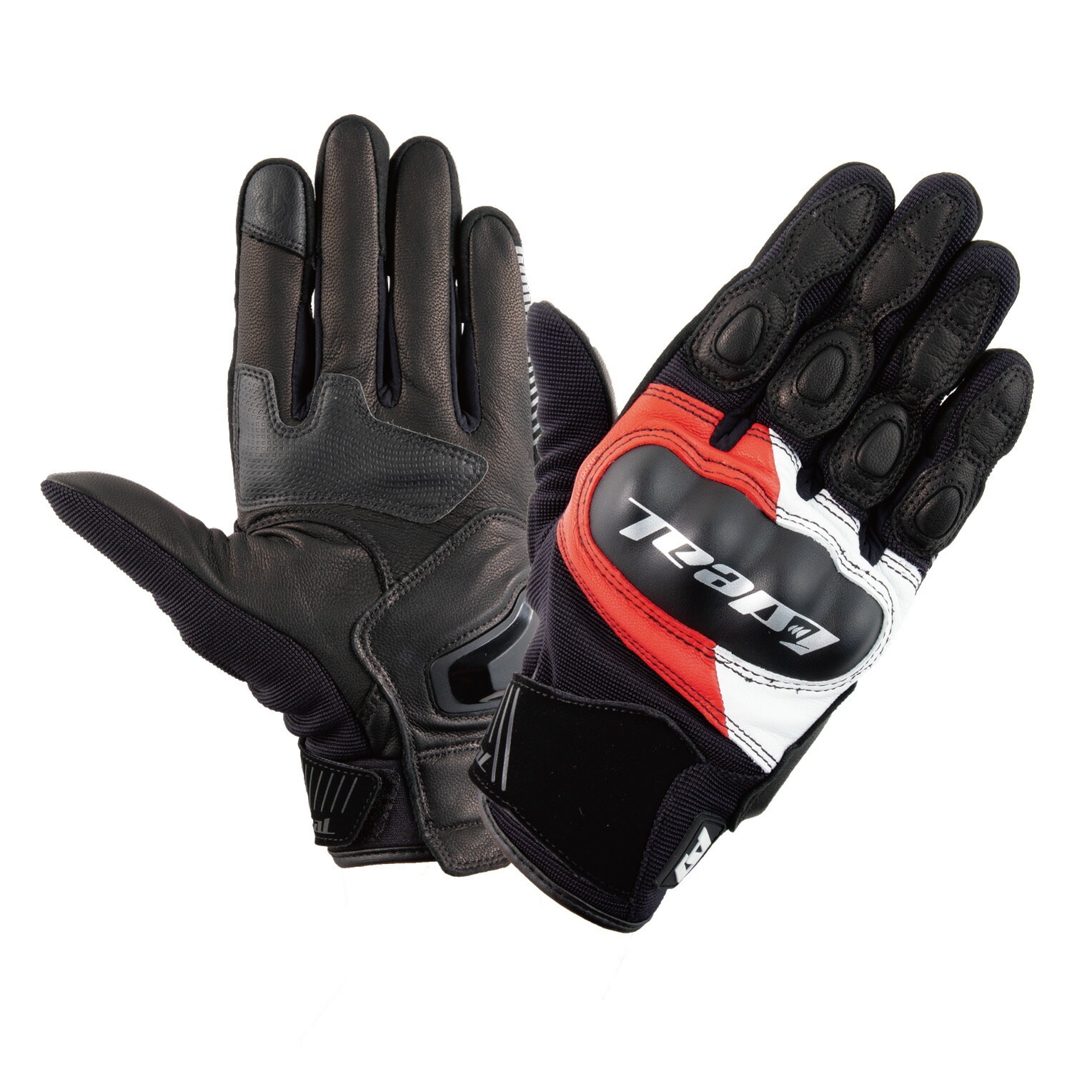 山城(yamashiro) IDEAL アイディール バイク用 グローブ ID-015 ヘリテージ ホワイト/レッド XLサイズ ID015/WHRD/XL