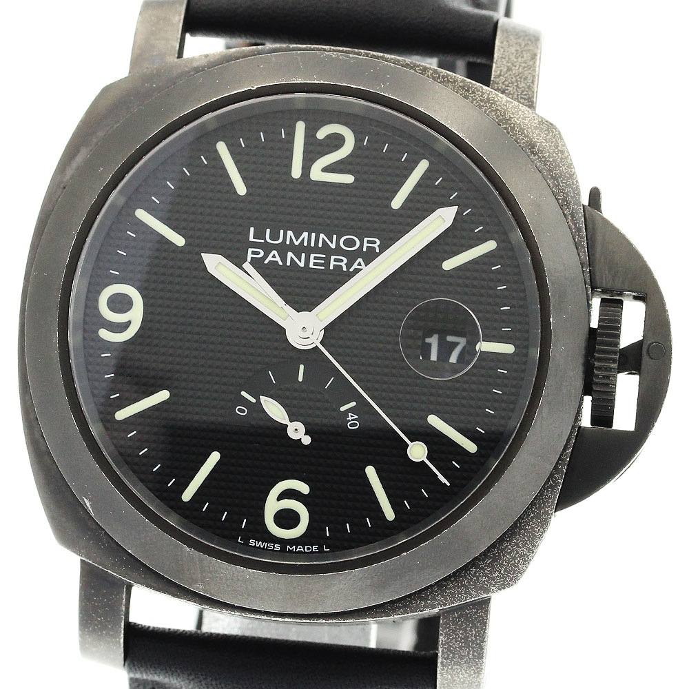 パネライ PANERAI PAM00028 ルミノール パワーリザーブ 世界1000本限定 自動巻き メンズ _909673【中古】