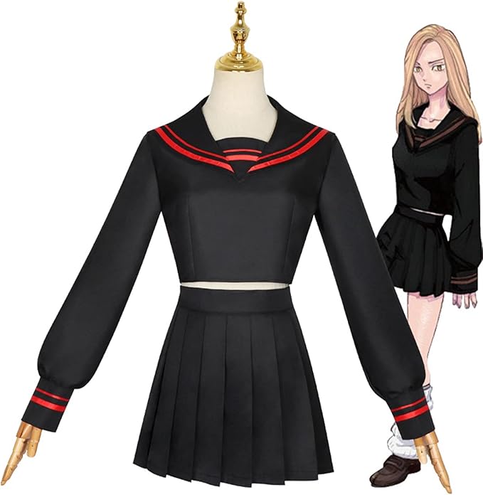 東京卍リベンジャーズ 柴柚葉 コスプレ衣装 東京卍會 コスプレ衣装 制服 日常服 衣装