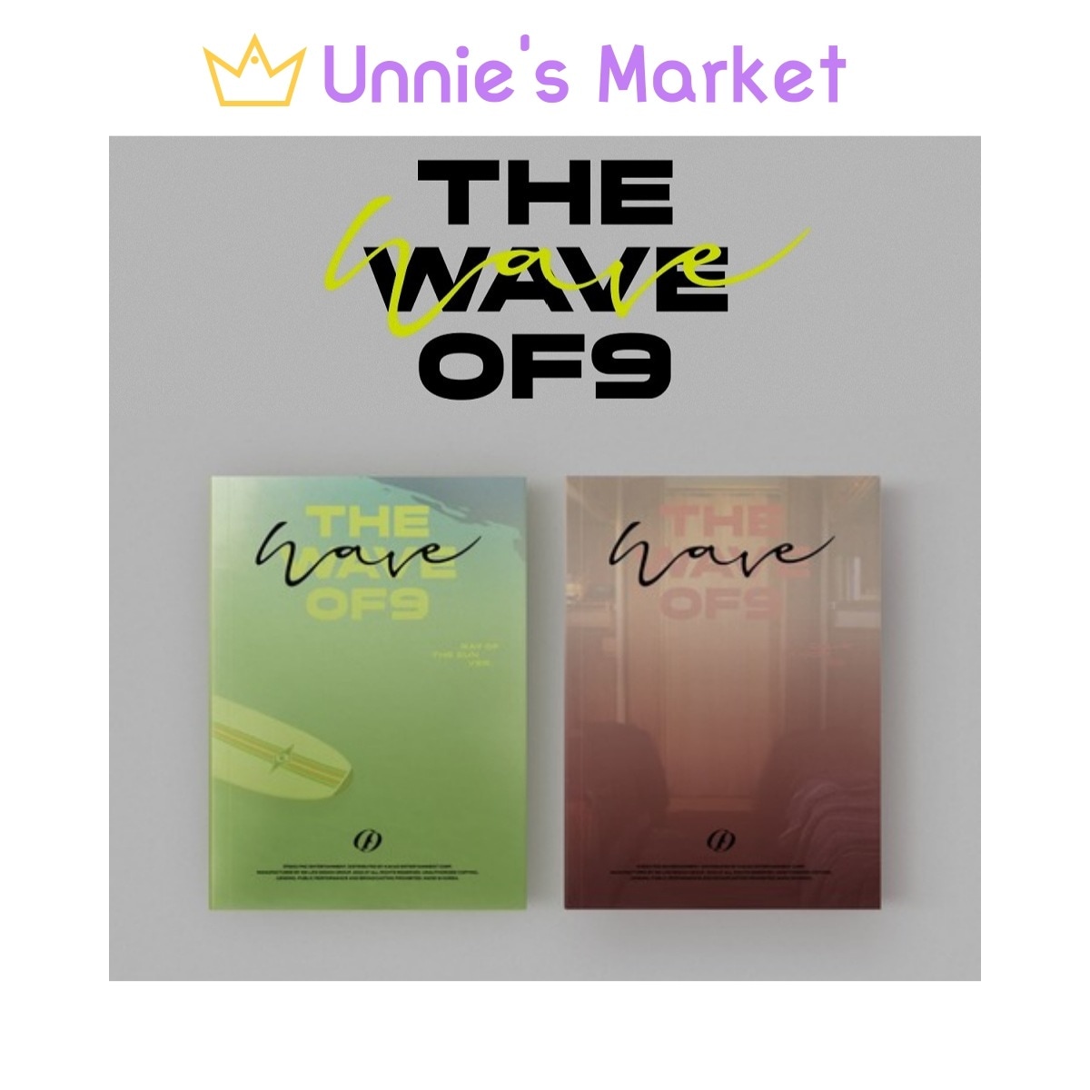 [SET] SF9 [THE WAVE OF9] 11th Mini Album + Fan-made Photocard 1EA