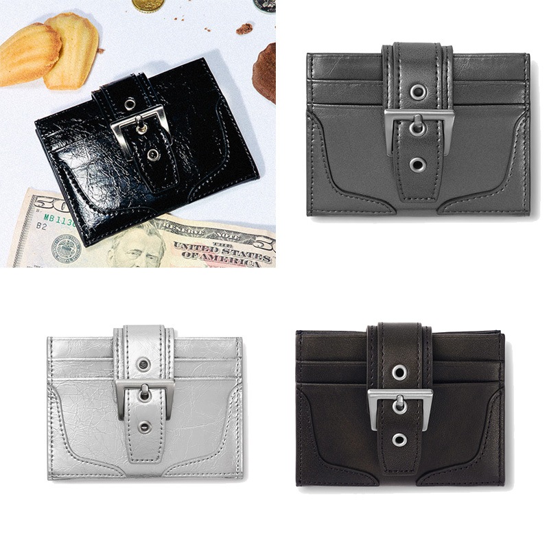 BUCKLE BRIDGE POCKET - SILVER / BLACK / METAL GREY / BROWN