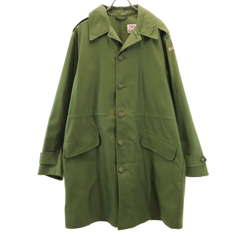 デンマーク軍 70s ヴィンテージ ミリタリーコート カーキ DANISH ARMY メンズ